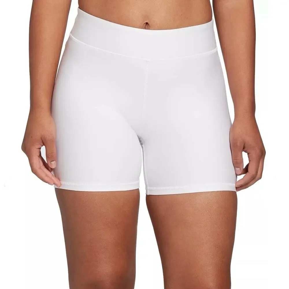 DSG Women's Core Compression Mid Rise 5" Short in White Size 2X NWT